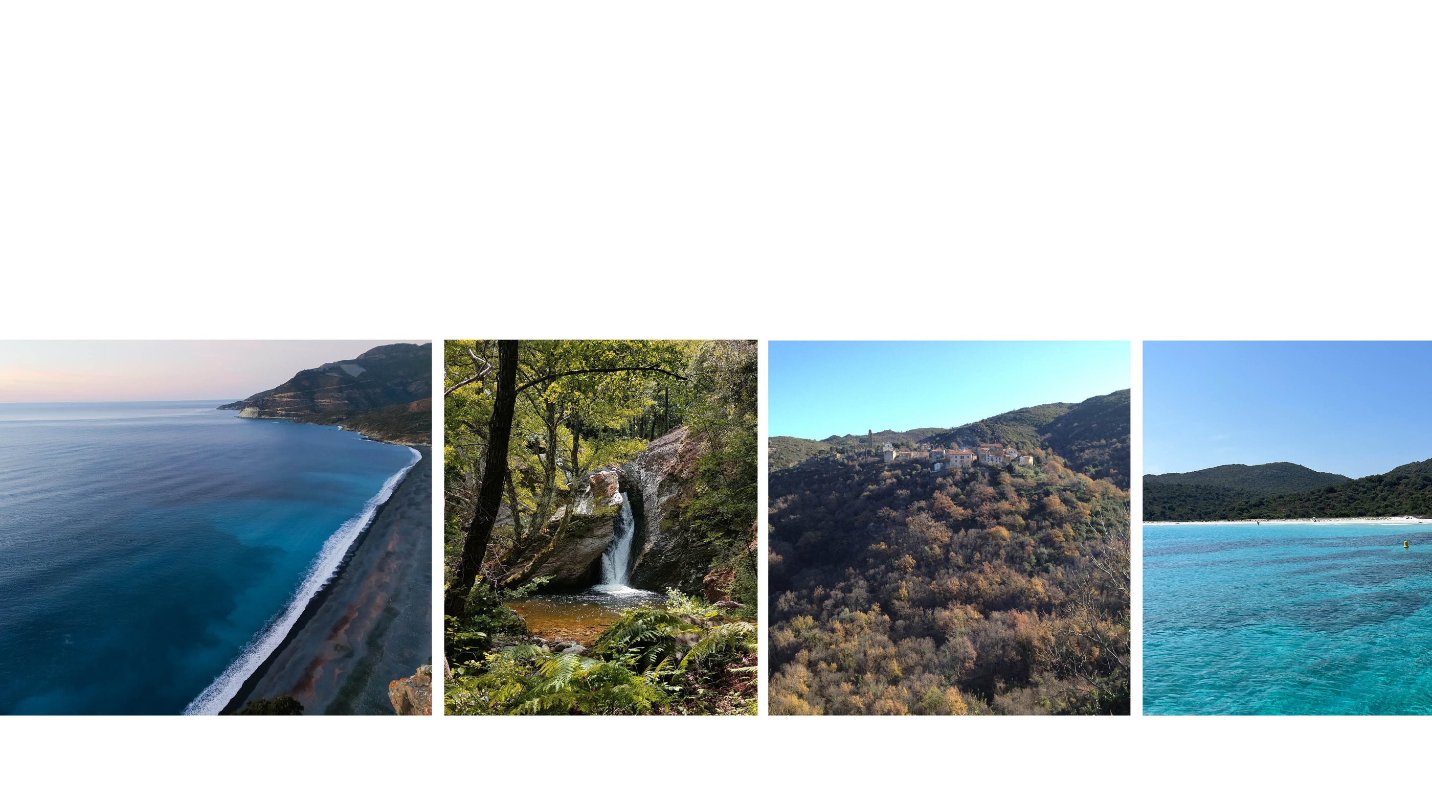 Côte corse et carte